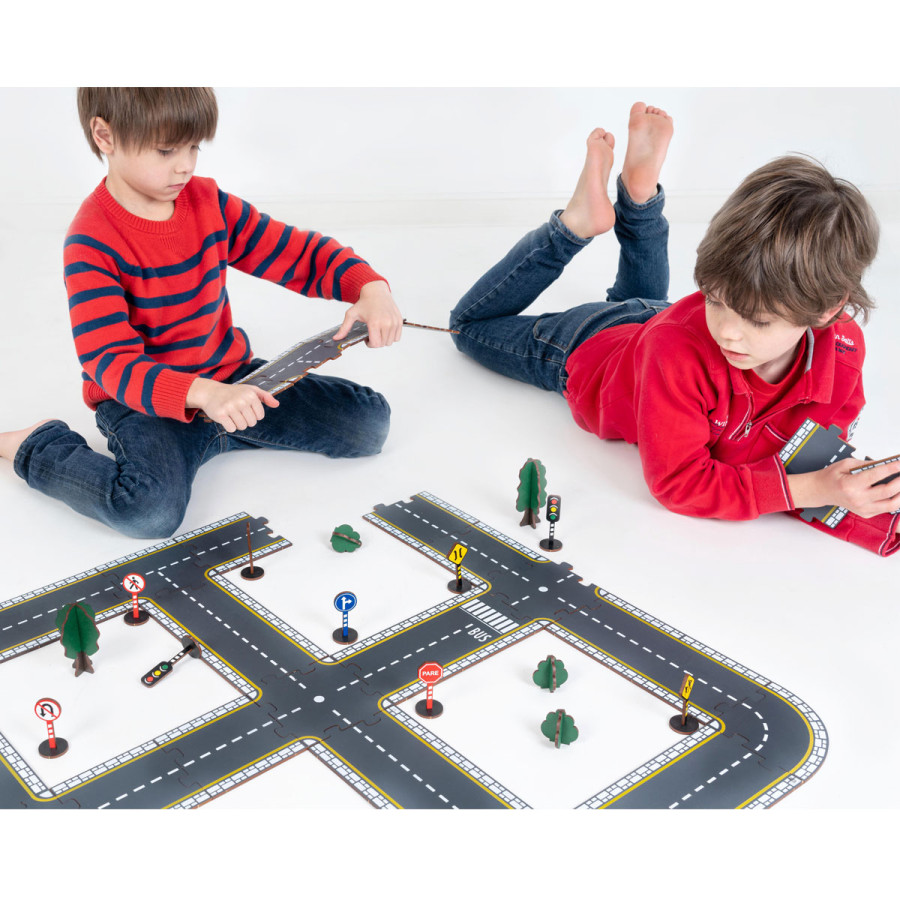 Set Mega Circuito de Calles de Juguete Mis Calles