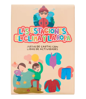 Cartas Didácticas Estaciones Clima Y Ropa Barco De Papel