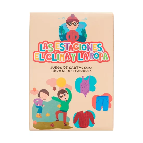 Cartas Didácticas Estaciones Clima Y Ropa Barco De Papel