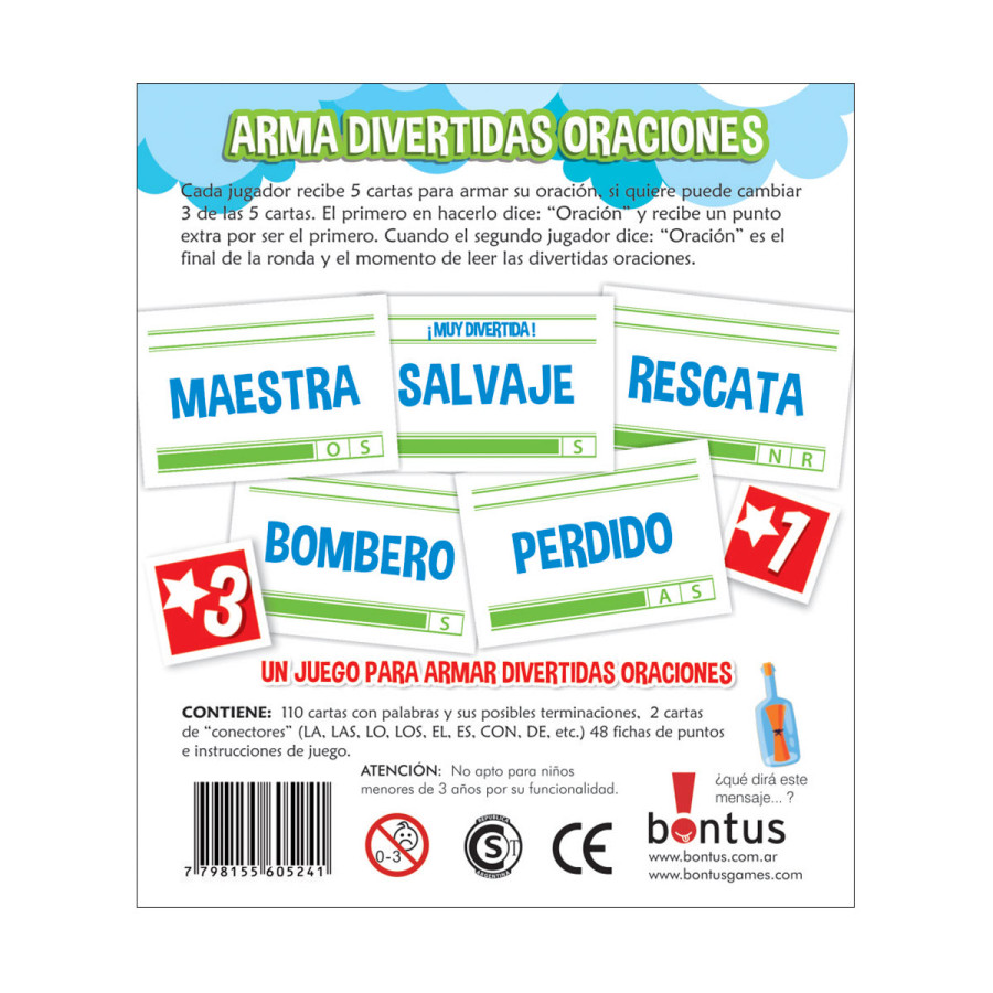 Juego de Mesa Arma Oraciones