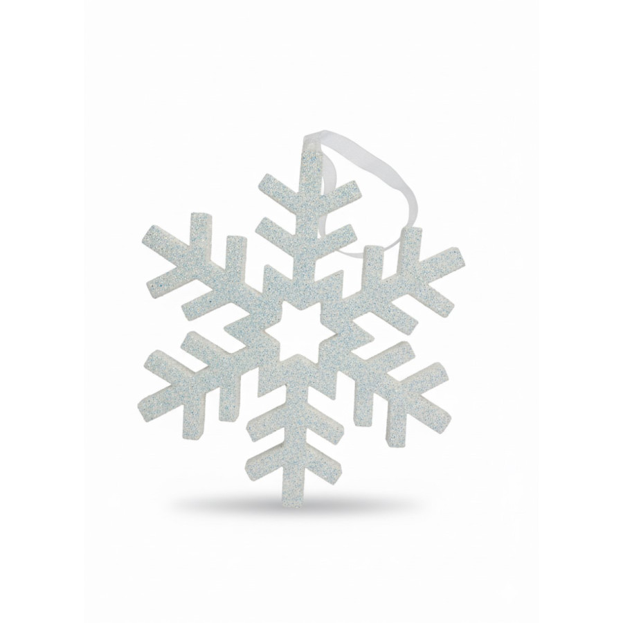 Adorno Copo de Nieve 25 cm Alparamis
