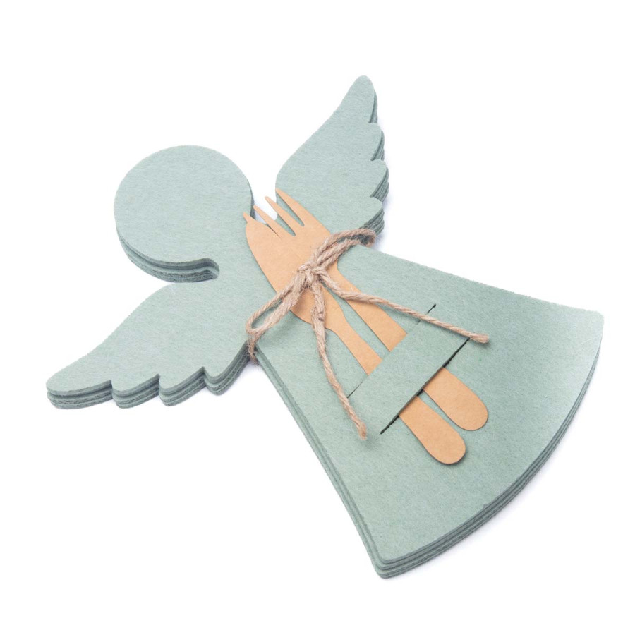 Posacubiertos de Fieltro Angel 22 cm Alparamis x 4