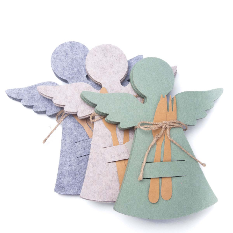 Posacubiertos de Fieltro Angel 22 cm Alparamis x 4