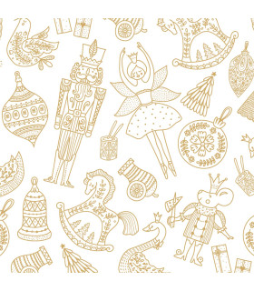 Servilletas 24 x 24 cm Vintage Decor Xmas