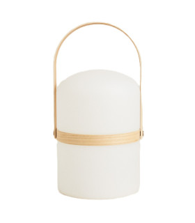 Lámpara LED Lumis Recargable Madera 36 cm 3 W Alparamis