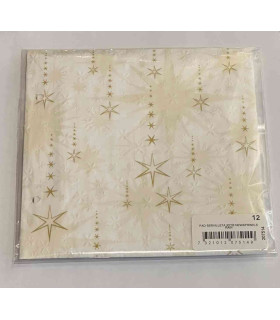 Servilletas 33 x 33 cm Moments Sprinkle Rain Xmas