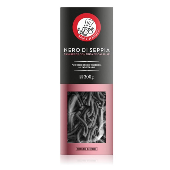 Fideos Casarecce San Giorgio Con Tinta De Calamar X 300gr
