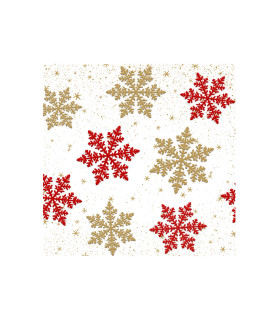 Servilletas 33x33 Delicate Snow