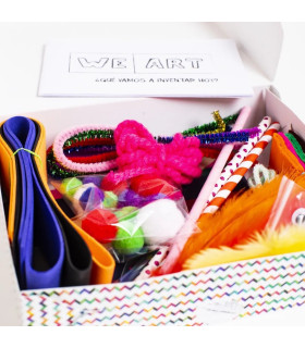 Kit De Manualidades Para Niños 100 Piezas