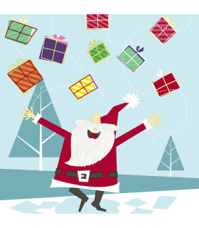 Servilletas 33 x 33 cm Xmas Hurray