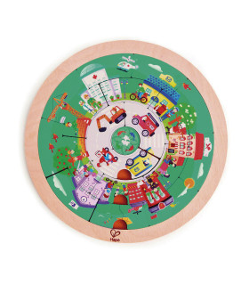 Rompecabezas de Trabajos Doble Cara Hape