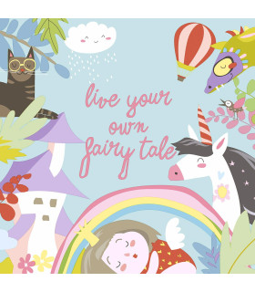 Servilletas 33 x 33 cm Fairy Tale