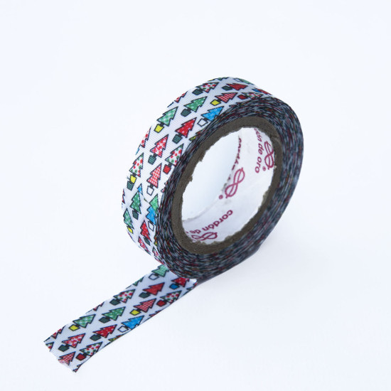 Cinta Fun Tape Arbolitos 1.5 cm x 5 metros