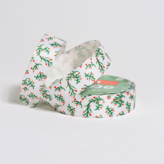 Cinta Fun Tape Rama Verde 1.5 cm x 5 metros