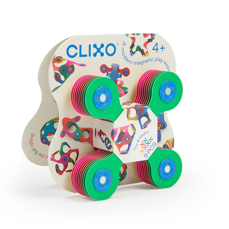 Set Tiny and Mighty Multicolor 9 Piezas Clixo