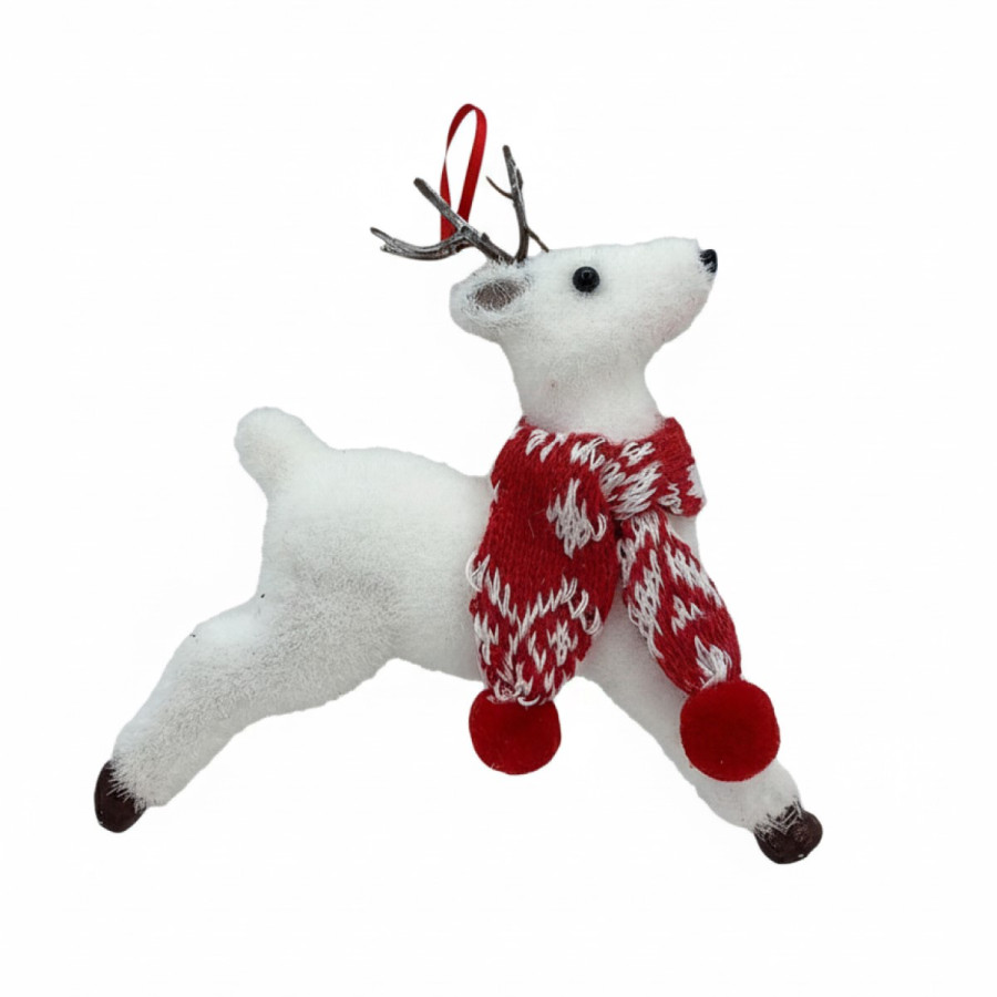 Adorno Reno con Bufanda 28x16 cm Alparamis