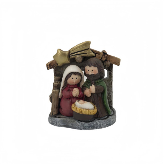 Pesebre de Navidad 6x6x4 cm Alparamis