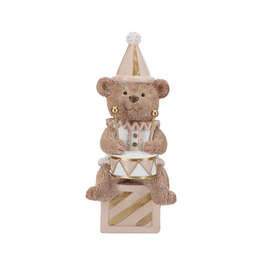 Adorno Osito con Instrumento 20 cm Alparamis