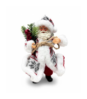 Adorno de Papá Noel Rojo 18 cm Alparamis