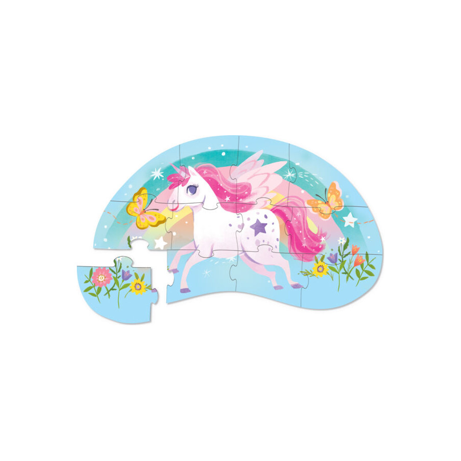 Puzzle De 12 Piezas Unicornio