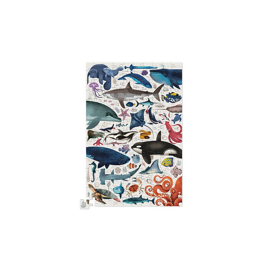 Puzzle De 150 Piezas En Lata Animales Del Oceano