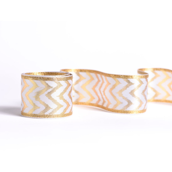 Cinta Zebra Foil Dorada 5 cm x 10 metros