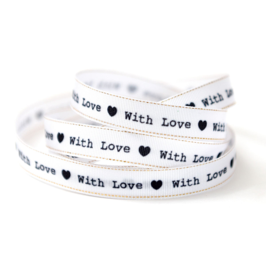 Cinta With Love 1 cm x 10 metros
