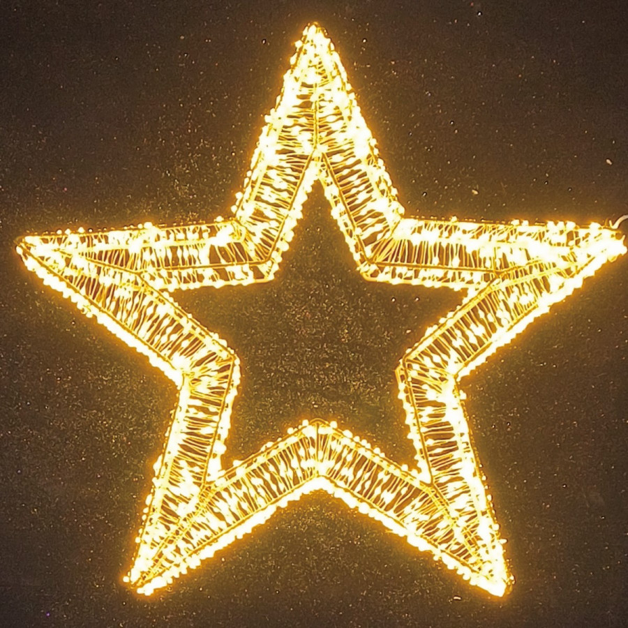 Estrella LED 50 cm Luces Cálidas Alparamis