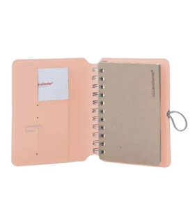 Cuaderno Madison A6 Button Rosa