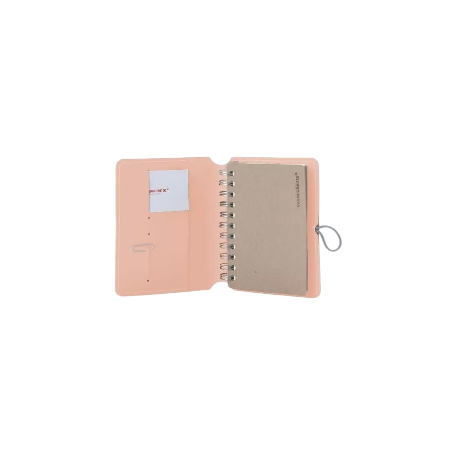 Cuaderno Madison A6 Button Rosa