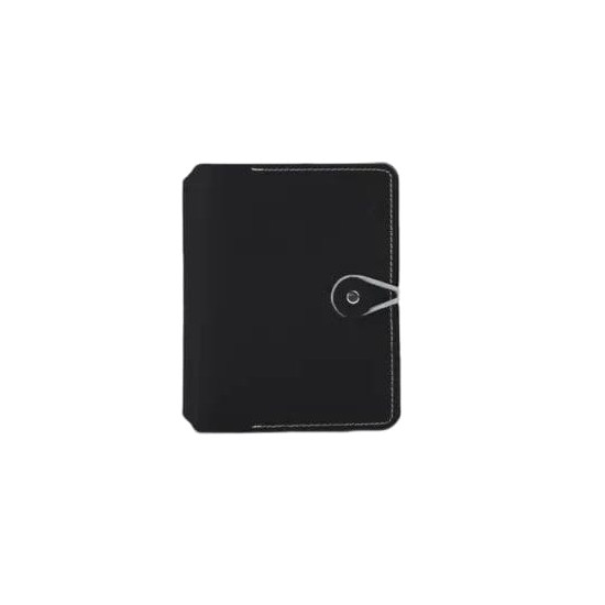 Cuaderno Madison A6 Button Negro