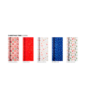 Papel de Regalo Christmas Time 200 x 70 cm