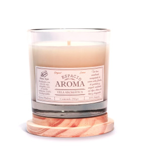 Vela de Soja Aromática 250 g Línea Clásica Maderas Espacio Aroma