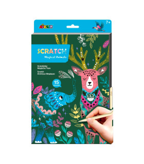 Scratch Book A5 Animales Mágicos Avenir