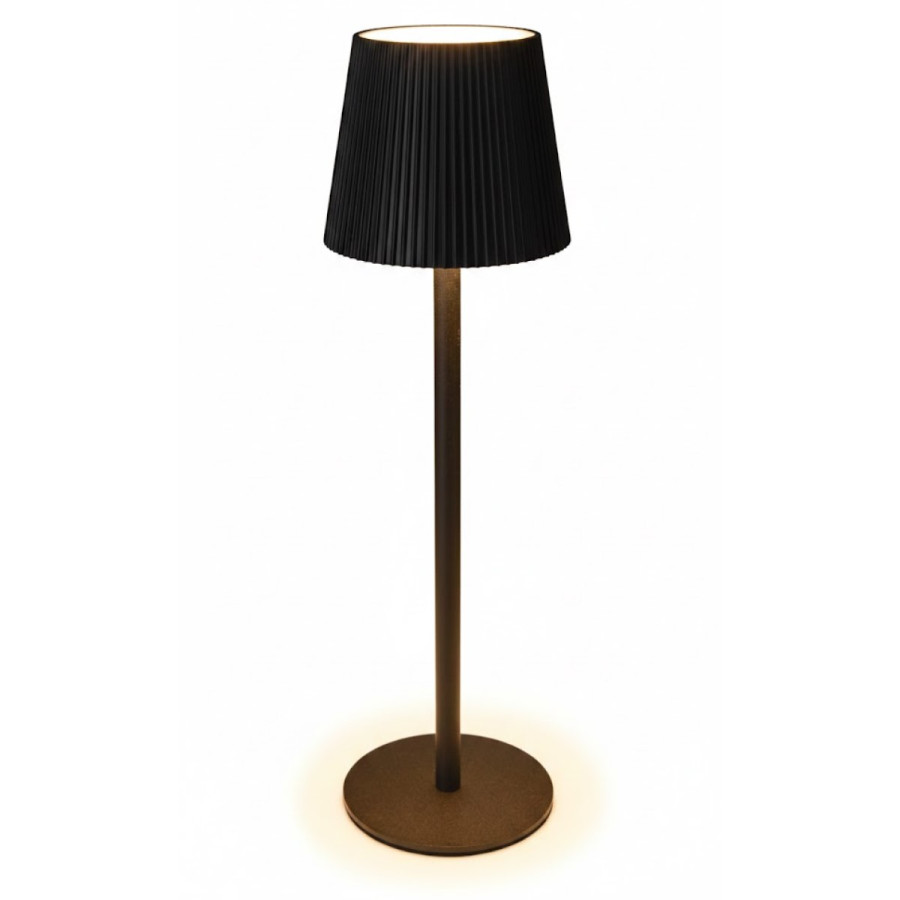 Lámpara de Mesa Recargable USB 36 cm Negra Alparamis