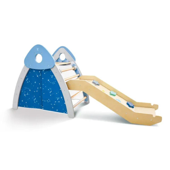 Set 4 en 1 Trepadora y Tobogán Hape