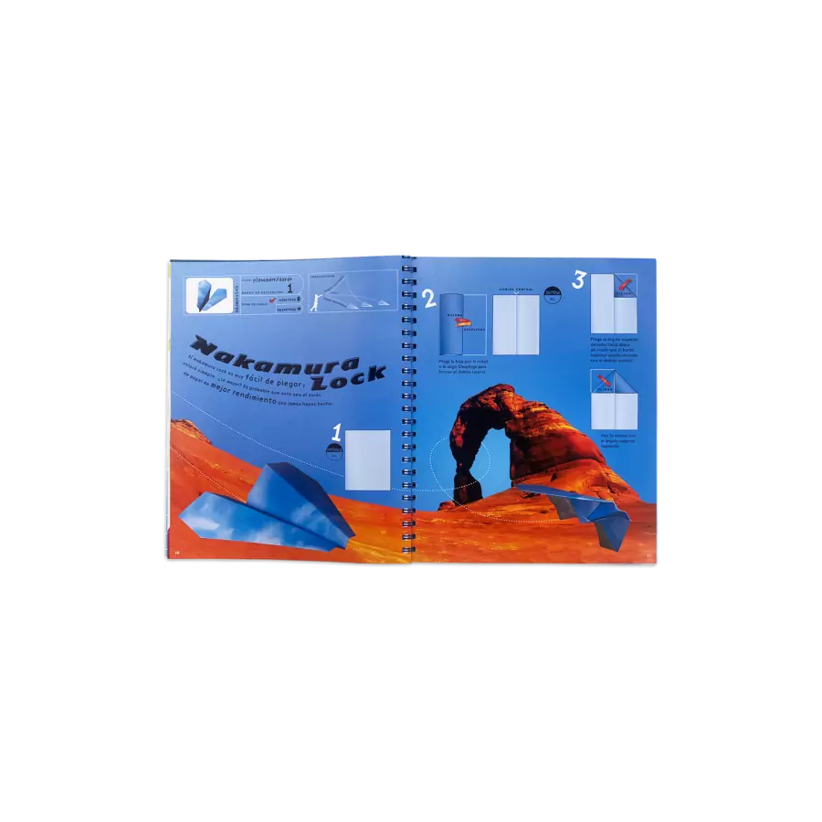 Libro Juego Aviones de papel
