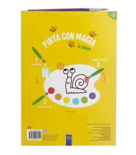 Pinta con magia El gallo