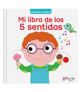 Pequeños curiosos Mi libro de los 5 sentidos