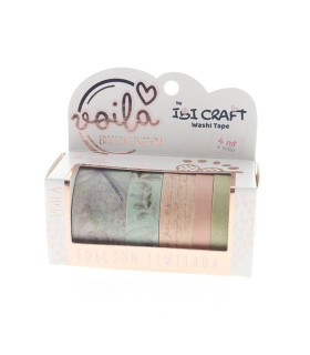 Washi Tape Box 5 Rollos de 4 m Butterflies Edition Ibicraft