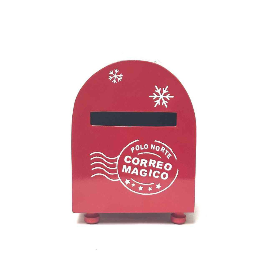 Adorno Metálico Buzón de Papá Noel