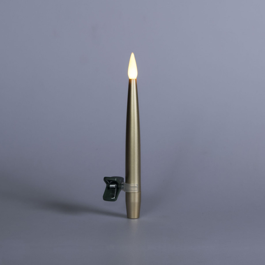 Vela LED dorada x 10 Alparamis