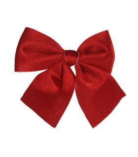 Set de 3 Moños de Terciopelo Rojo 10 cm Alparamis