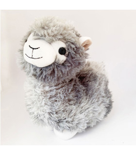 Peluche Térmico Llama Gris Fur Buddies