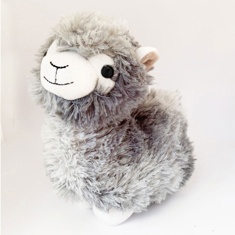 Peluche Térmico Llama Gris Fur Buddies