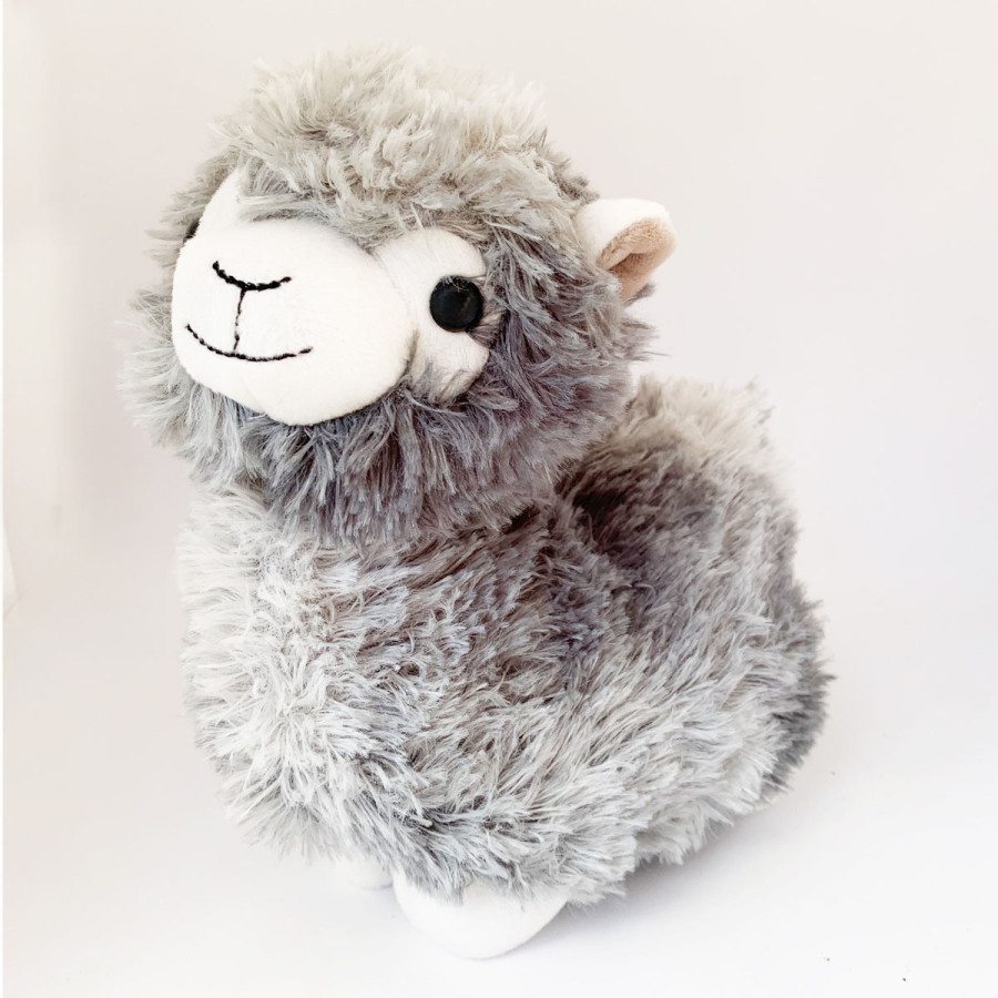 Peluche Térmico Llama Gris Fur Buddies