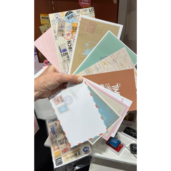 Papeles para Scrapbooking Travel x 14 hojas Ibicraft
