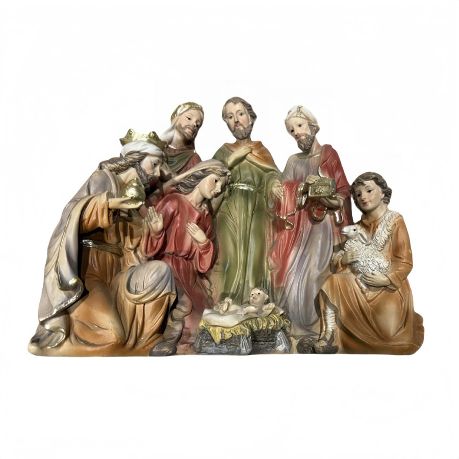 Pesebre de Navidad Grande 23x19x12 cm Alparamis