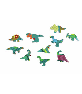 Puzzle de Piso Brillante de Dinosaurios 200 Pzs Hape