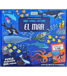 Libro Más Rompecabezas Ovalado El Mar